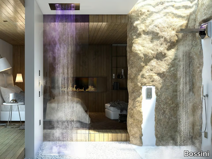 Dream 4 Getti - RGB CROMOTERAPIA - Contemporary style LED overhead shower _ Bossini