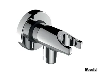 APICE - Brass handshower holder with wall supply elbow _ Bossini