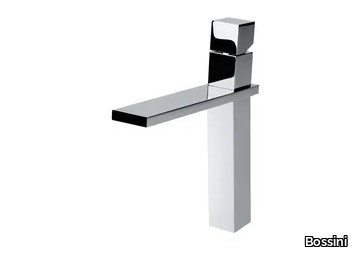 CUBE - Design single handle brass washbasin mixer _ Bossini