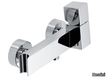 CUBE - Design single handle brass shower mixer with diverter _ Bossini