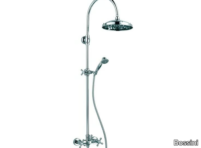 RETRO’ - Multifunction shower panel with overhead shower _ Bossini