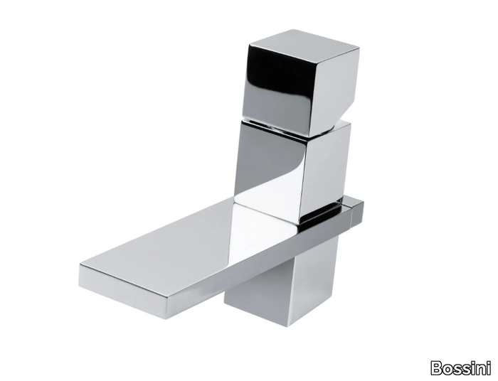 CUBE - Design single handle brass washbasin tap _ Bossini