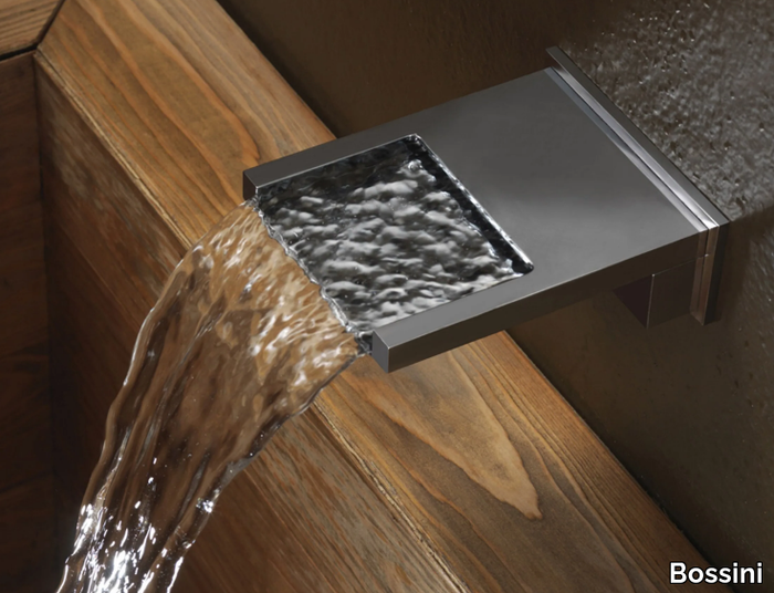 BOCCA CASCATA XL - Wall-mounted waterfall spout _ Bossini