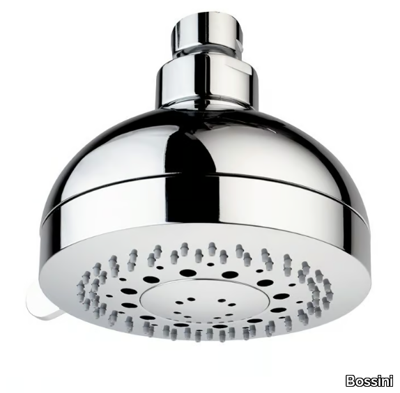 RONDO - Ø 100 - Contemporary style wall-mounted 3-spray overhead shower with arm _ Bossini