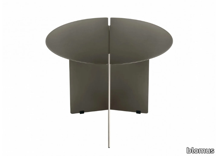 ORU - Round steel coffee table _ blomus