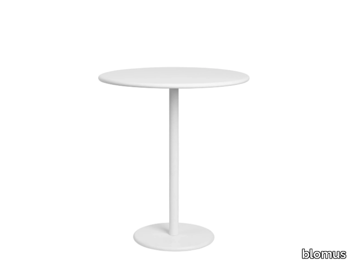 STAY - Round powder coated aluminium garden side table _ blomus