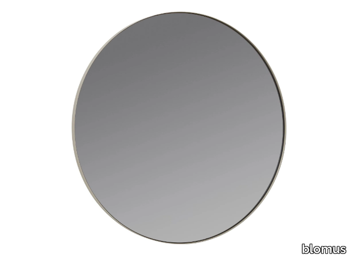 RIM Ø 50 - Wall-mounted round bathroom mirror _ blomus