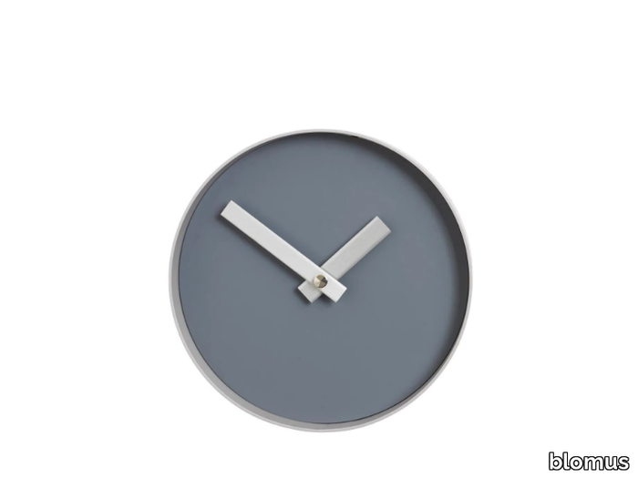 RIM - Wall-mounted stainless steel clock _ blomus