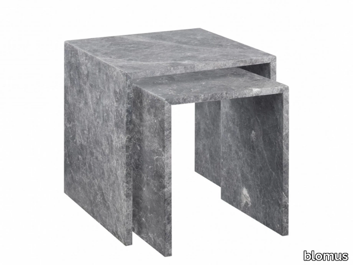 VARU - Square marble coffee table _ blomus