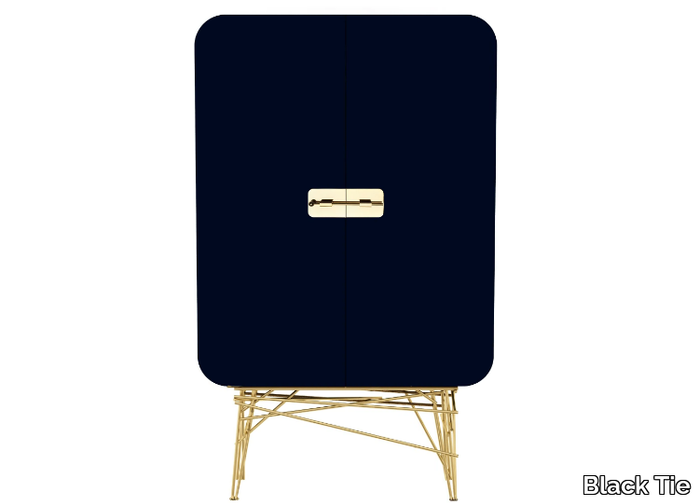 MAI TAI - Steel highboard _ Black Tie