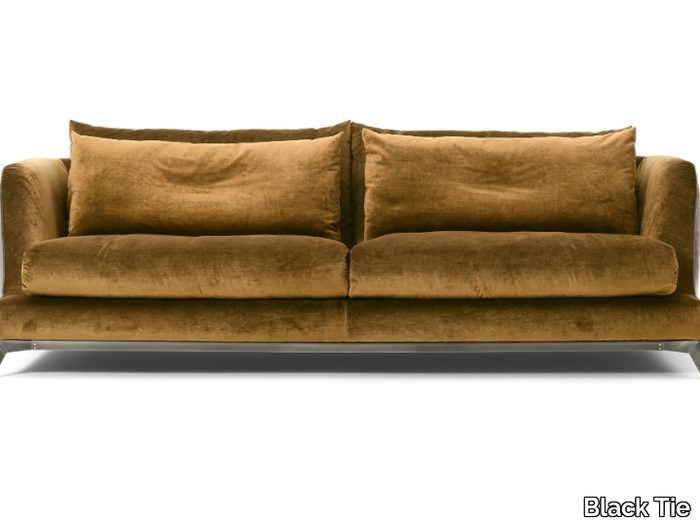 BRANDO - 3 seater fabric sofa _ Black Tie