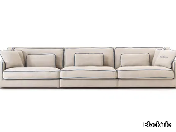 MARTIN - Modular sectional fabric sofa _ Black Tie