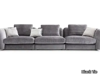 LEVANTE - Modular sectional fabric sofa _ Black Tie