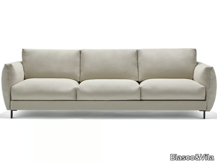 PAD - 3 seater fabric sofa with fire retardant padding _ Blasco&Vila