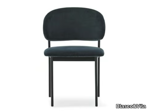 RC METAL - Upholstered velvet chair _ Blasco&Vila