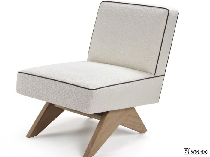 BIRDIE LOUNGE - Linen armchair _ Blasco