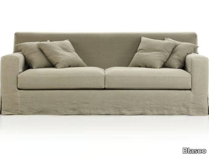 LOUNGE - Fabric sofa bed _ Blasco