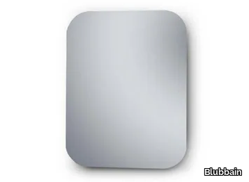 CURVI - Wall-mounted bathroom mirror _ Blubbain