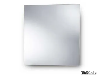 BASIC - Rectangular wall-mounted bathroom mirror _ Blubbain