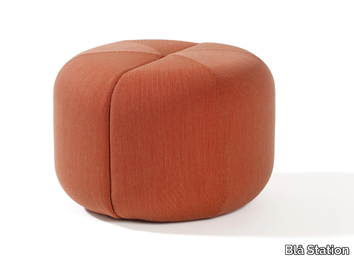 BOB - Round fabric pouf _ Blå Station