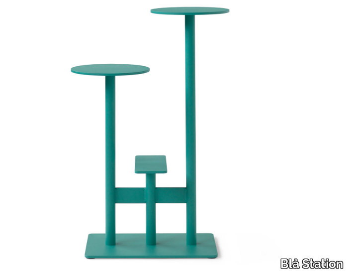 COMBO 3 - Aluminium stool / table _ Blå Station