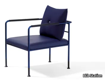 MORRIS JR - Upholstered armchair with armrests _ Blå Station