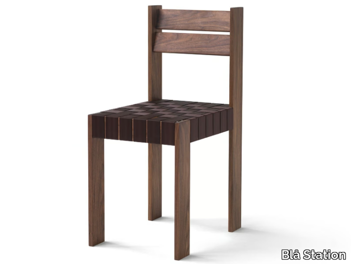 MOMANG - Solid wood chair open back _ Blå Station