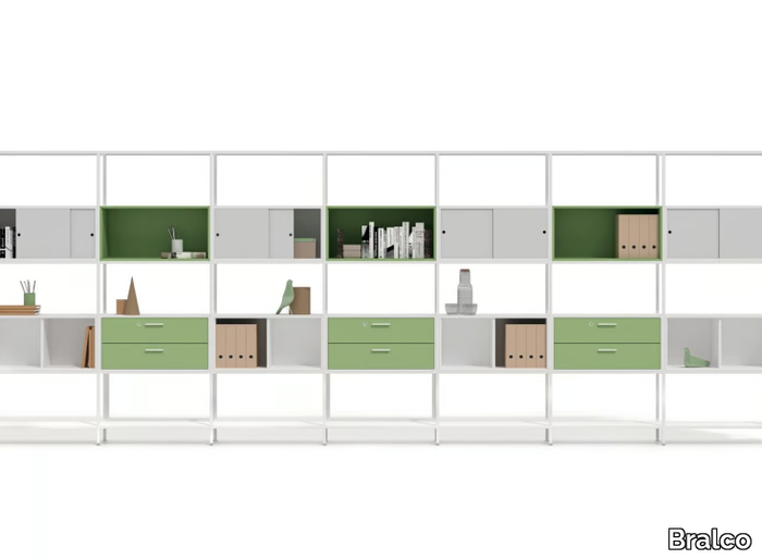 CONCERTO - Modular steel office storage unit _ Bralco