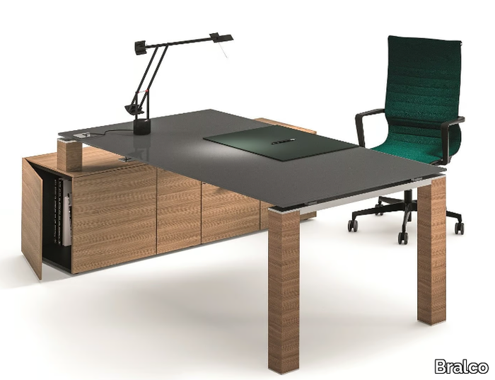 JET - Office desk with shelves _ Bralco