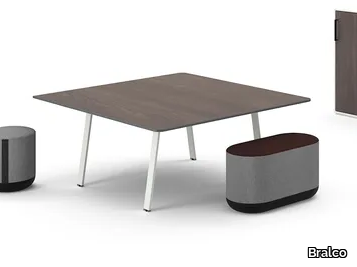 TAKE-OFF EVO / COUNTRY - Rectangular meeting table with cable management _ Bralco