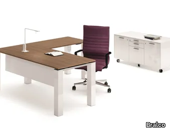 JET EVO - L-shaped office desk _ Bralco