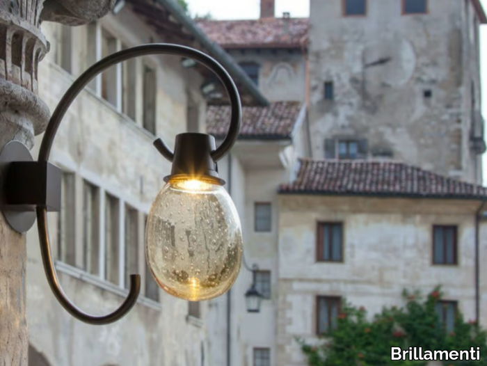 GINESTRE - LED blown glass Outdoor wall Lamp _ Brillamenti