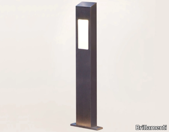 PORTO ROTONDO - LED stainless steel bollard light _ Brillamenti