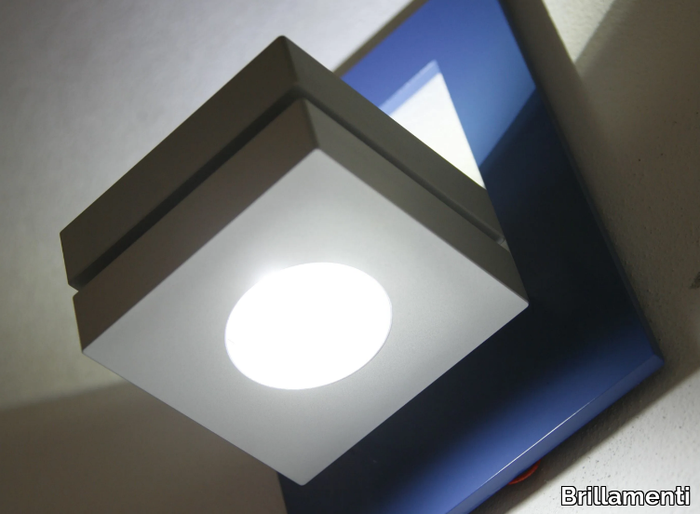 KLAS INCORNICIATA - LED wall-mounted aluminium spotlight _ Brillamenti