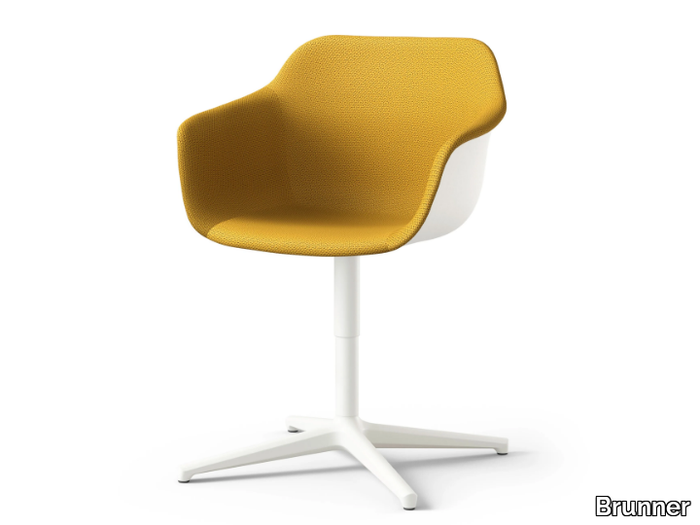 CRONA LIGHT TOUCH - Swivel chair with armrests _ Brunner