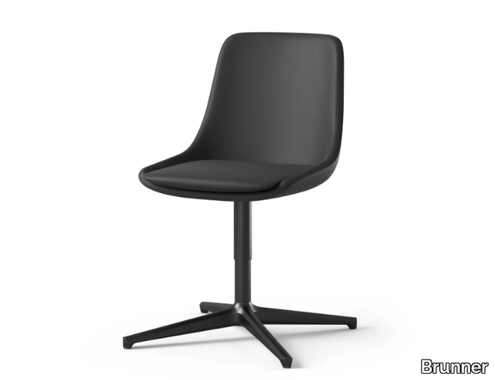 CRONA - Swivel chair with 4-spoke base _ Brunner