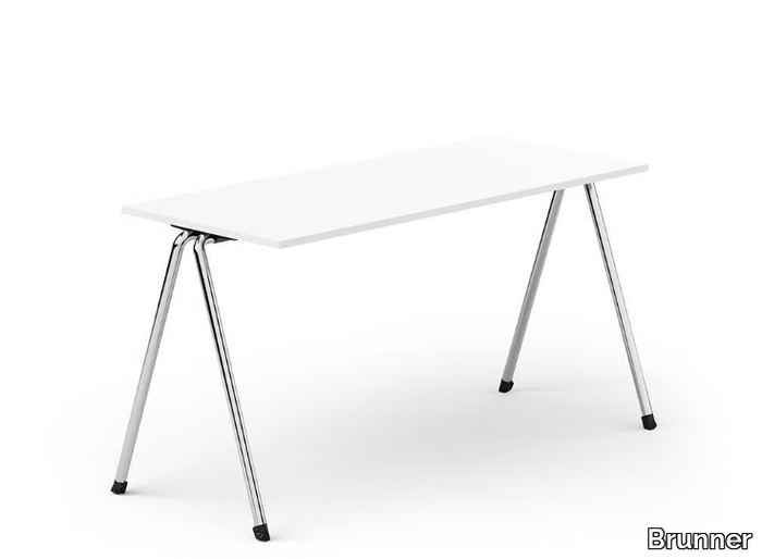 BASIC ROW - Folding rectangular table _ Brunner