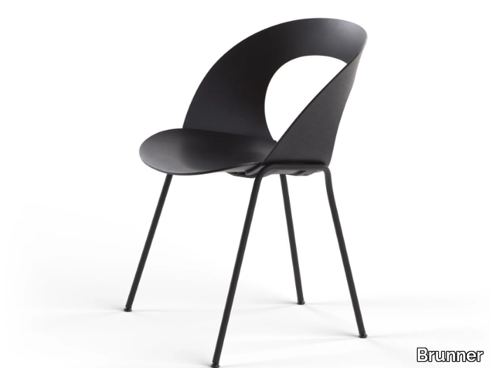 MUDRA - Stackable plywood chair _ Brunner