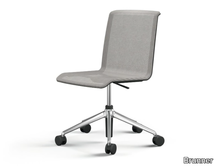 HERO PLUS - Height-adjustable swivel chair with 5-spoke base _ Brunner