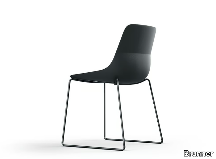 CRONA LIGHT - Sled base chair _ Brunner