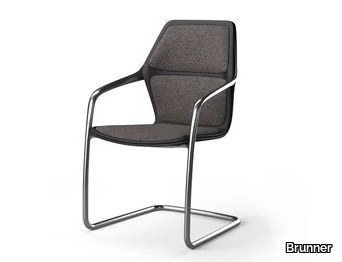 RAY - Ergonomic cantilever fabric chair _ Brunner