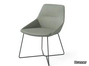 RAY SOFT - Sled base chair _ Brunner