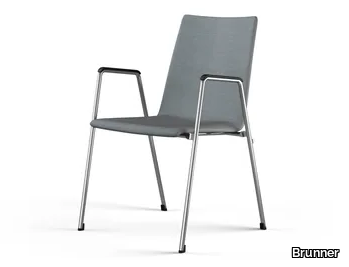 FIRST PLACE - Stackable fabric chair with armrests _ Brunner