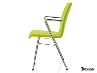 TOOL 2 - Upholstered chair with armrests _ Brunner