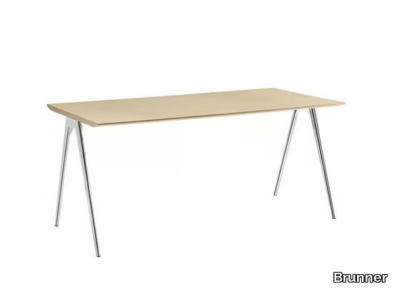 A-TABLE - Folding rectangular meeting table _ Brunner