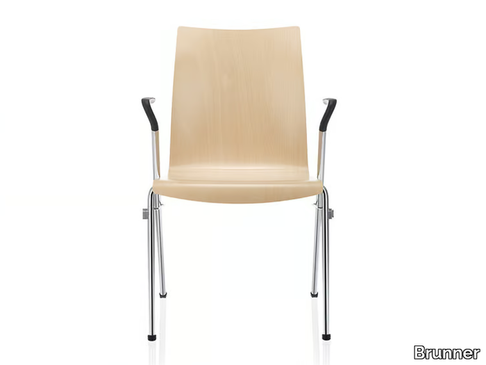 TOOL 2 - Wood veneer waiting room chair _ Brunner