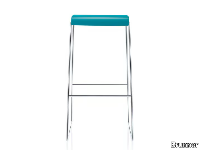 FINA BAR - Sled base high stool _ Brunner