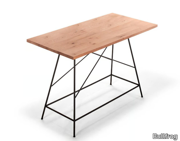 OLALA - Steel and wood high table _ Bullfrog