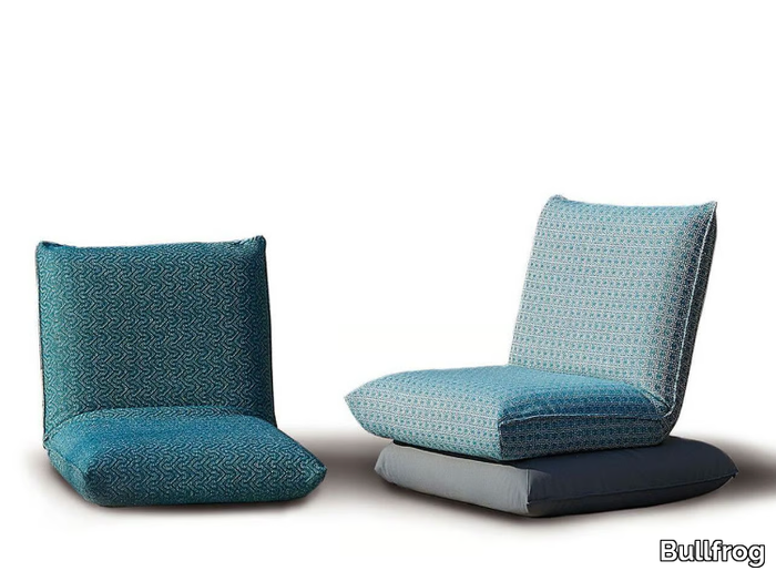 OD JOHANN - Fabric garden armchair / sun lounger _ Bullfrog