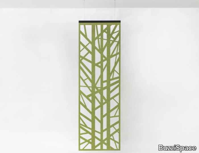 BuzziFalls - Hanging felt room divider _ BuzziSpace